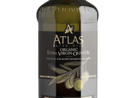 Atlas 750 mL Organic Cold Press Extra Virgin Olive Oil with Polyphenol Rich from Morocco | Newly Harvested Unprocessed from One Single Family Farm | Moroccan EVOO Trusted by Michelin Star Chefs